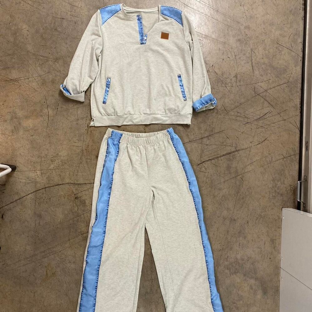 Women's Grey Set- Loungewear, XL